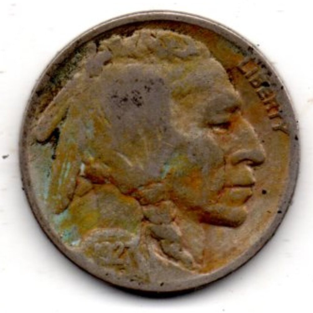 1927 Buffalo Nickel - Interesting toning